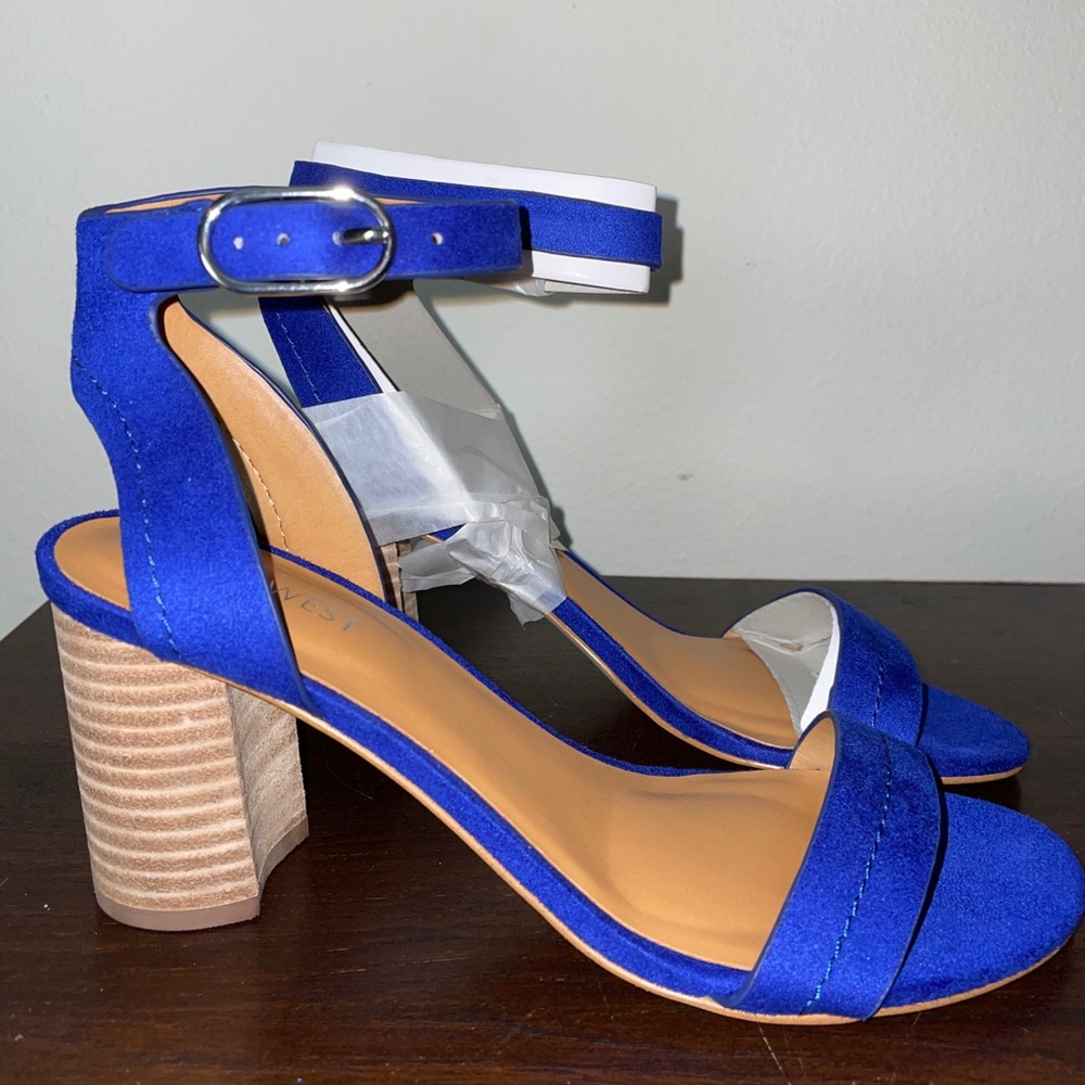 Pruce Ankle Strap Block Heel Sandals